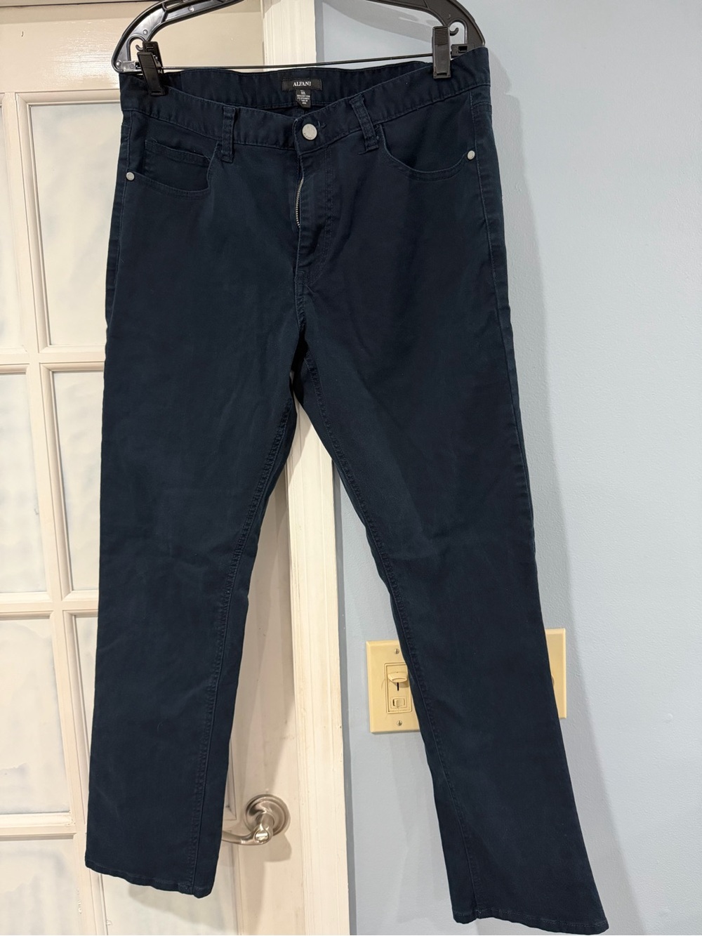 Alfani Dark Navy Straight-Leg Men's Jeans